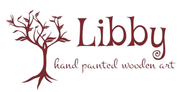Libby — hand painted wooden art